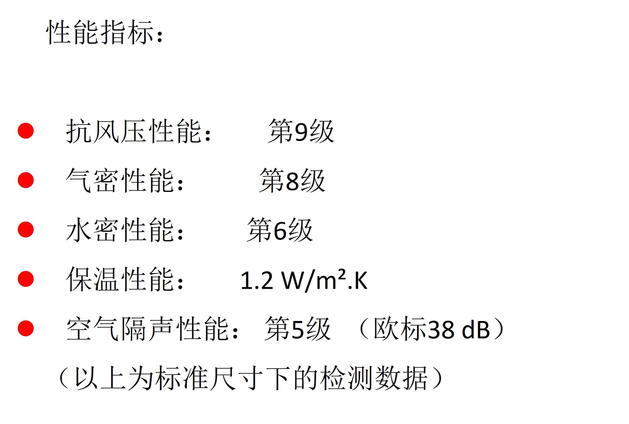 产品性能