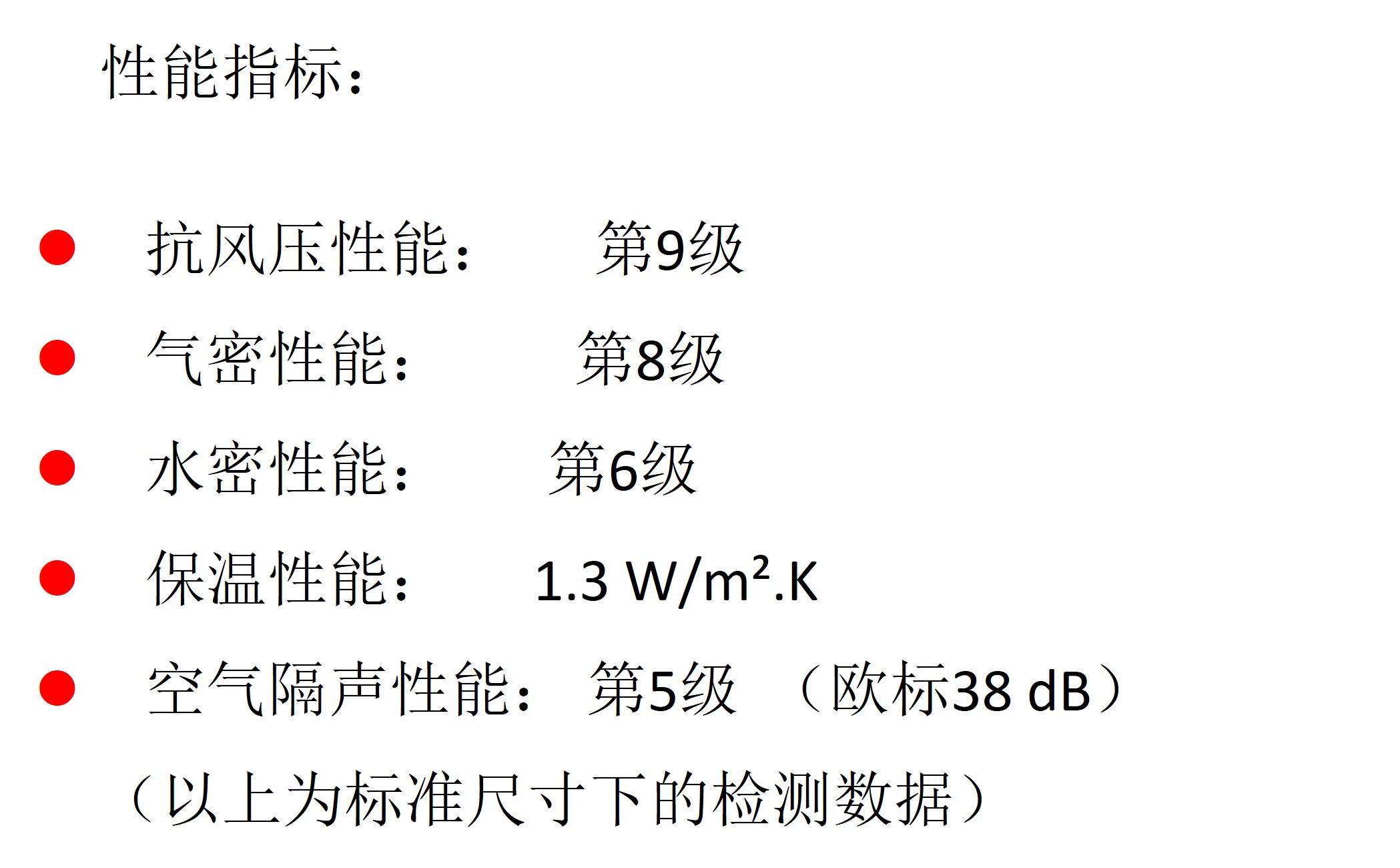 产品性能